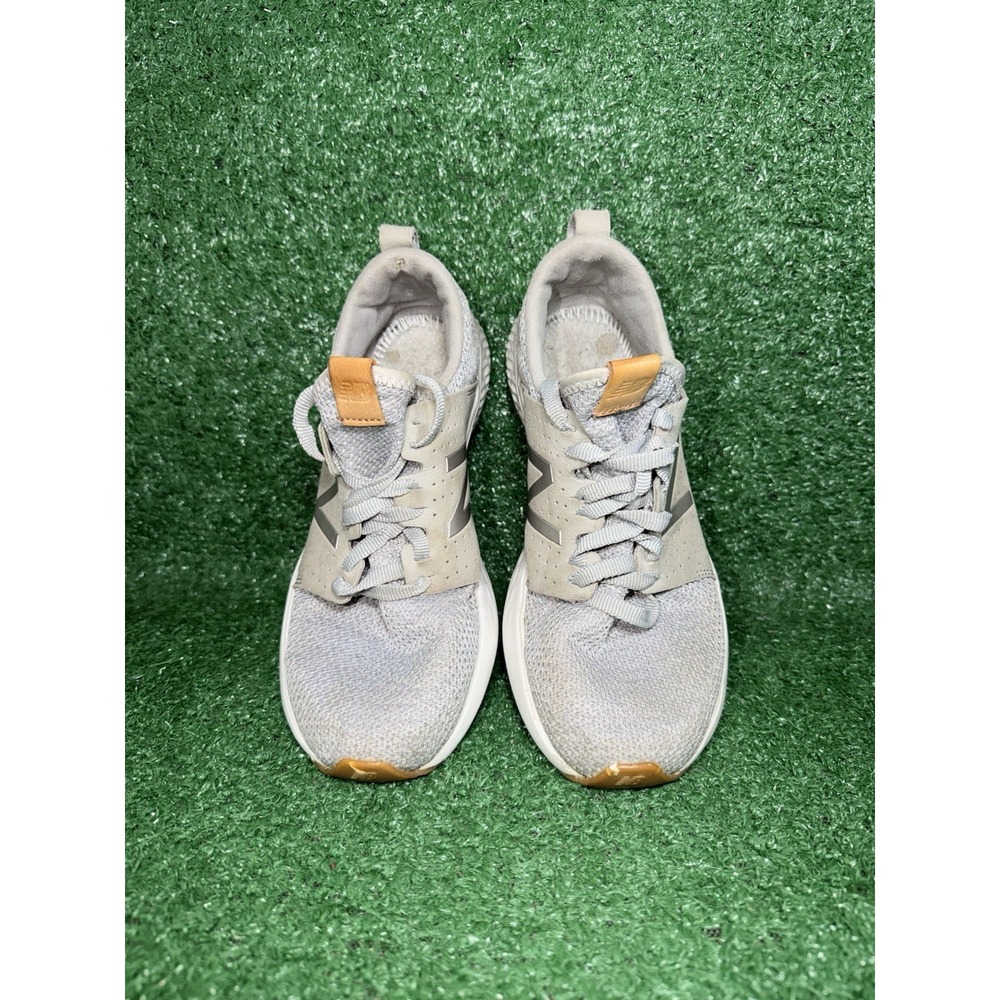 New Balance Fresh Foam Sport Womens Size 9 B Gray Gum Gym Running Shoes Sneakers - Picture 8 of 9